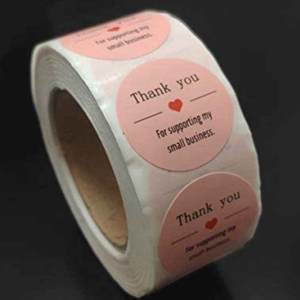 Thank you stickers